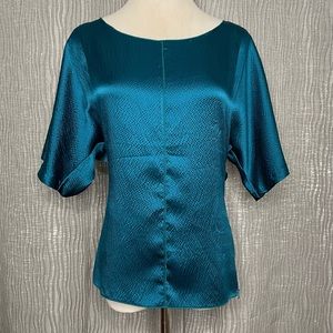 Rachel Roy textured silk blouse. NWOT